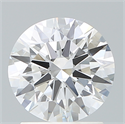 Lab Created Diamond 1.58 Carats, Round with Ideal Cut, E Color, VVS2 Clarity and Certified by IGI