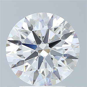 Foto Del inventario de diamantes de laboratorio, 3.09 quilates, Redondo , Color E, claridad VVS2 y certificado IGI de