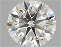 0.50 Carats, Round with Very Good Cut, I Color, VS2 Clarity and Certified by GIA