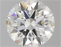 0.57 Carats, Round with Excellent Cut, G Color, VS1 Clarity and Certified by GIA