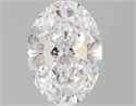 0.94 Carats, Oval D Color, SI2 Clarity and Certified by GIA