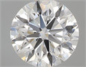 0.59 Carats, Round with Excellent Cut, E Color, VVS1 Clarity and Certified by GIA
