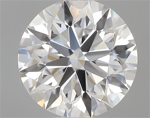 Picture of 0.59 Carats, Round with Excellent Cut, E Color, VVS1 Clarity and Certified by GIA