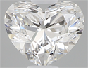 0.40 Carats, Heart E Color, VVS1 Clarity and Certified by GIA