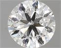 0.50 Carats, Round with Very Good Cut, G Color, SI2 Clarity and Certified by GIA
