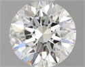 0.85 Carats, Round with Excellent Cut, H Color, VVS1 Clarity and Certified by GIA