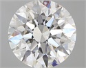0.84 Carats, Round with Excellent Cut, F Color, VS2 Clarity and Certified by GIA