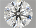 1.00 Carats, Round with Very Good Cut, H Color, SI2 Clarity and Certified by GIA