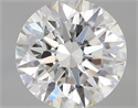 0.75 Carats, Round with Excellent Cut, F Color, VVS2 Clarity and Certified by GIA