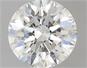 0.83 Carats, Round with Excellent Cut, G Color, SI2 Clarity and Certified by GIA
