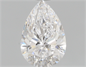 0.90 Carats, Pear D Color, VS1 Clarity and Certified by GIA