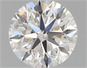 0.70 Carats, Round with Very Good Cut, E Color, VVS1 Clarity and Certified by GIA