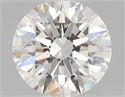 0.70 Carats, Round with Excellent Cut, H Color, VVS1 Clarity and Certified by GIA