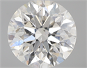 0.81 Carats, Round with Excellent Cut, F Color, SI2 Clarity and Certified by GIA