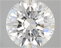 0.50 Carats, Round with Excellent Cut, F Color, SI1 Clarity and Certified by GIA