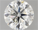 1.00 Carats, Round with Very Good Cut, I Color, SI1 Clarity and Certified by GIA