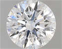 0.50 Carats, Round with Excellent Cut, D Color, SI2 Clarity and Certified by GIA