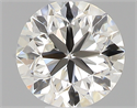 0.50 Carats, Round with Very Good Cut, H Color, VS1 Clarity and Certified by GIA
