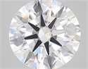 Lab Created Diamond 3.68 Carats, Round with excellent Cut, G Color, vs1 Clarity and Certified by GIA