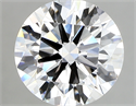 Lab Created Diamond 3.50 Carats, Round with ideal Cut, E Color, vvs2 Clarity and Certified by IGI