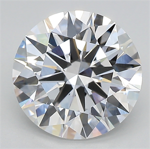 Picture of Lab Created Diamond 3.08 Carats, Round with ideal Cut, E Color, vvs2 Clarity and Certified by IGI