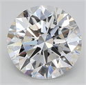 Lab Created Diamond 3.07 Carats, Round with ideal Cut, E Color, vvs2 Clarity and Certified by IGI
