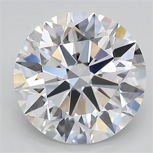 Foto Del inventario de diamantes de laboratorio, 3.06 quilates, Redondo , Color E, claridad vvs2 y certificado IGI de