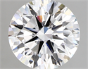 Del inventario de diamantes de laboratorio, 3.00 quilates, Redondo , Color E, claridad vvs2 y certificado IGI