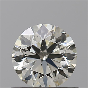 Picture of 0.52 Carats, Round with Excellent Cut, K Color, VVS1 Clarity and Certified by GIA