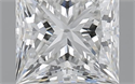 1.20 Carats, Princess F Color, VVS2 Clarity and Certified by GIA