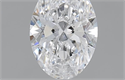 0.73 Carats, Oval D Color, VS2 Clarity and Certified by GIA