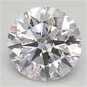 Lab Created Diamond 2.22 Carats, Round with ideal Cut, D Color, vvs1 Clarity and Certified by IGI