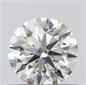 0.50 Carats, Round with Excellent Cut, J Color, VS2 Clarity and Certified by GIA