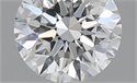 0.50 Carats, Round with Excellent Cut, H Color, VS1 Clarity and Certified by GIA