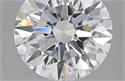 2.07 Carats, Round with Excellent Cut, F Color, VVS2 Clarity and Certified by GIA