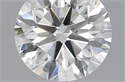 2.51 Carats, Round with Excellent Cut, H Color, SI2 Clarity and Certified by GIA