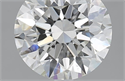 2.01 Carats, Round with Excellent Cut, H Color, SI1 Clarity and Certified by GIA