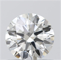 0.56 Carats, Round with Excellent Cut, I Color, SI1 Clarity and Certified by GIA