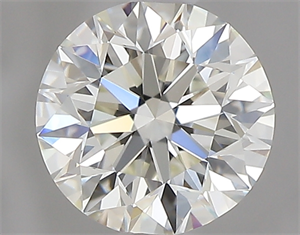Picture of 0.70 Carats, Round with Excellent Cut, J Color, IF Clarity and Certified by GIA