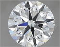 0.80 Carats, Round with Very Good Cut, E Color, VVS1 Clarity and Certified by GIA