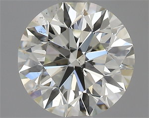 Picture of 0.73 Carats, Round with Excellent Cut, K Color, SI1 Clarity and Certified by GIA