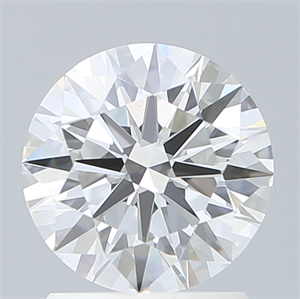 Picture of Lab Created Diamond 1.52 Carats, Round with Ideal Cut, D Color, VS1 Clarity and Certified by IGI