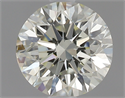 0.53 Carats, Round with Excellent Cut, M Color, VVS2 Clarity and Certified by GIA