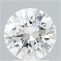 Lab Created Diamond 2.15 Carats, Round with Excellent Cut, F Color, VVS2 Clarity and Certified by IGI