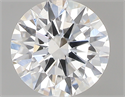 0.52 Carats, Round with Excellent Cut, F Color, SI1 Clarity and Certified by GIA