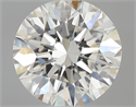 0.75 Carats, Round with Excellent Cut, J Color, IF Clarity and Certified by GIA