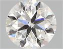 1.00 Carats, Round with Good Cut, H Color, SI1 Clarity and Certified by GIA