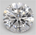 Lab Created Diamond 5.32 Carats, Round with excellent Cut, G Color, vvs2 Clarity and Certified by GIA