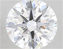Del inventario de diamantes de laboratorio, 3.15 quilates, Redondo , Color E, claridad vvs2 y certificado IGI