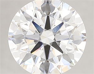 Picture of Lab Created Diamond 2.58 Carats, Round with ideal Cut, D Color, vs1 Clarity and Certified by IGI